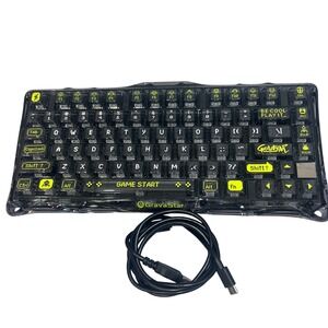 GravaStar Mercury K1 Lite Mechanical Gaming Keyboard 75% Wired Black Green
